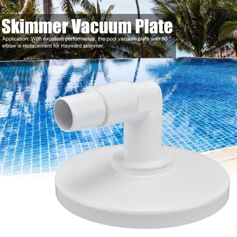 Fdit Skimmer Vacuum Plate, High Strength Plastic Universal Pool Vacuum