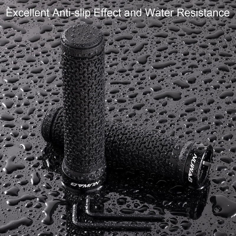 NUWAB Premium Bike Handlebar Grips, Professional Mountain Bicycle Grips with