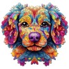 Figured'Art Wooden Puzzle for Adults and Children, 200 Pieces, Animals,