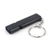 Metal Whistle Keychain: Self-Defense, Cheering, Emergency Alarm Whistle Keychain Silver 9ea