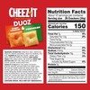 Cheez-It DUOZ Baked Snack Crackers, Lunch Snacks, Sharp Cheddar and