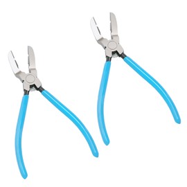 1Pc/2Pcs Panel Clip Pliers Adjustable Push Pin Pliers Spring Loaded Automotive Snap Portable Trim Clip Removal Tool Multifunctional Plastic Rivet Remover Tool for Car(2,blue)