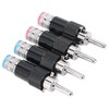 Preffair Banana Plugs HIFI Banana Speaker Plug Connectors for 10mm