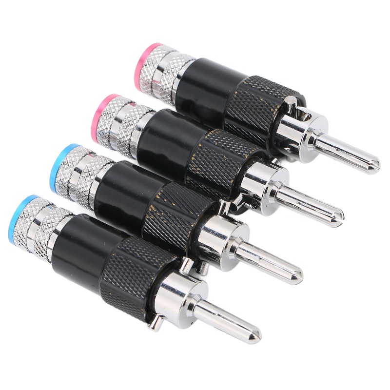 Preffair Banana Plugs HIFI Banana Speaker Plug Connectors for 10mm