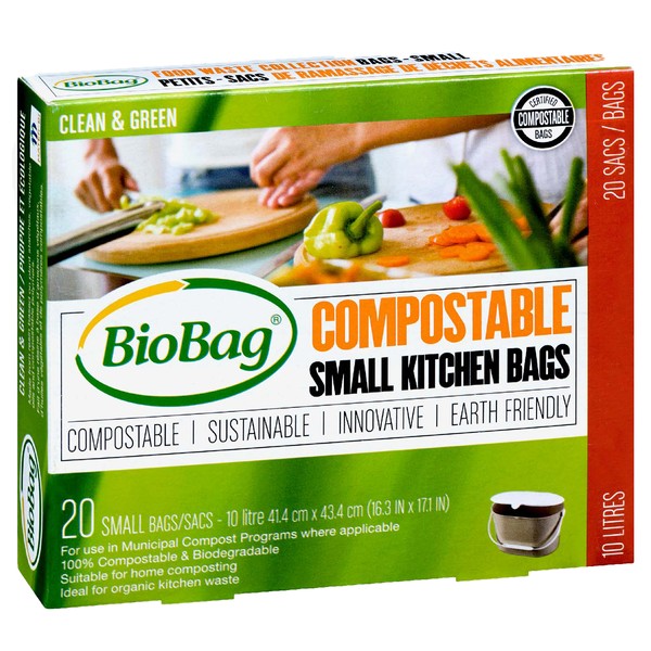 BioBag Food Waste Bags Small 10L 20 Counts