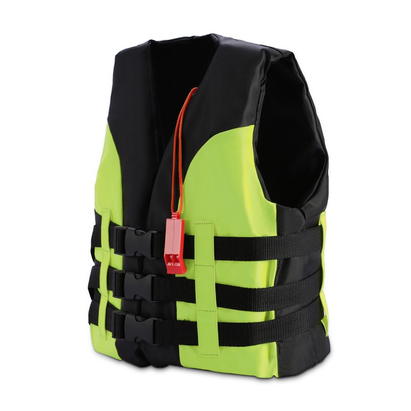 Life Vest Swimming Boating Drifting Aid Jacket With Whistle For