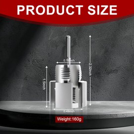 PIHJFEWA Integrated Internal & External Pipe Threading Tool Dies for 3/4" Pipe Sizes,Dual-Function Electric Drill Compatible 2 in 1 Pvc Pipe Thread Cutting Tool for Home Repair(1Pcs*3/4")