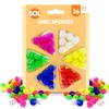 SOL 36 Pcs Bike Spoke Beads | Multicoloured Bicycle Spokey