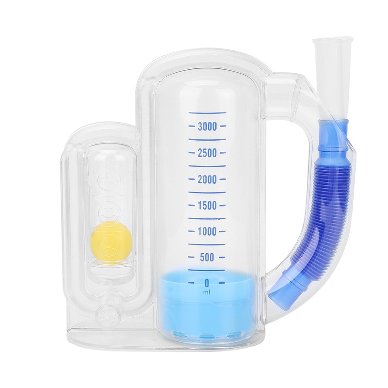3000ml Spirometry Breathing Exerciser Lung Breathing Vital Capacity Training Tool
