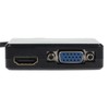 JSER HDMI to VGA & HDMI Female Splitter with Audio
