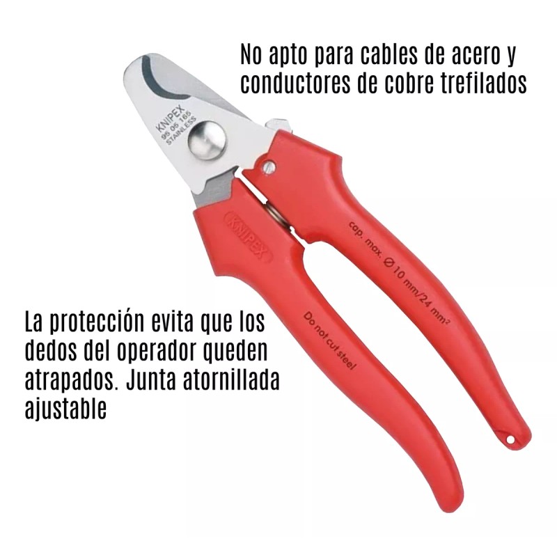 Comecializadora Sesuconsa Pinza Corta Cable Awg 3 Knipex 95 05