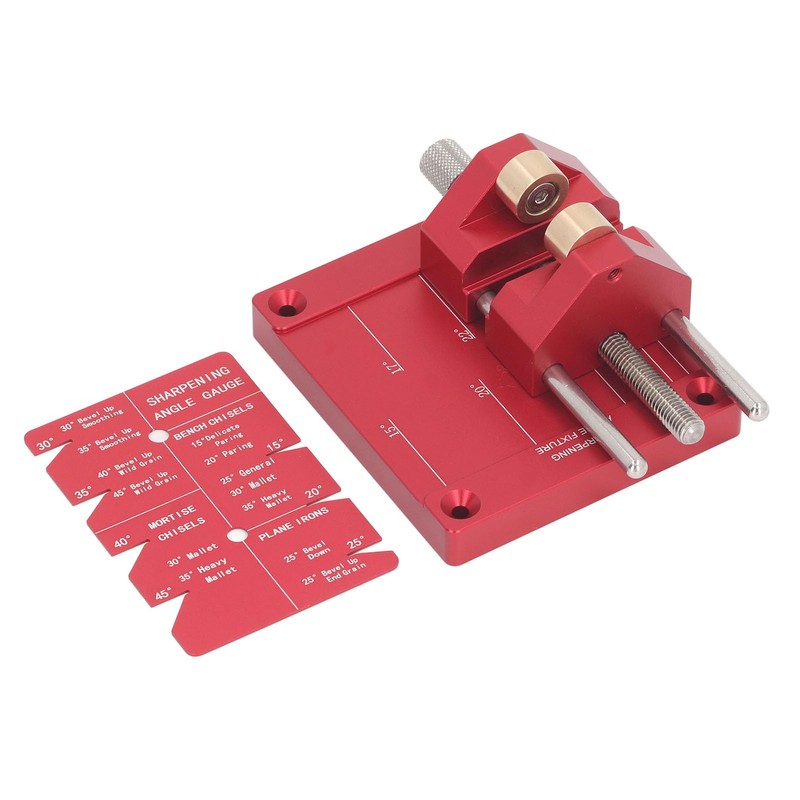 Honing Guide System, Aluminum Alloy Chisel Sharpening Kit for Chisels