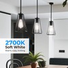 GvvooHome Dimmable Edison Bulbs, 4000K Daylight White, 6W Equivalent to