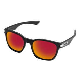 LenzReborn Polarized Lens Replacement for Oakley Garage Rock OO9175 Sunglass - Fire Red - Polarized Mirrored
