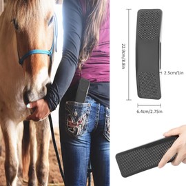 Horse Brush, Horse Root Brush, Brush for Horse in Rubber, Groomer for Horses, 6 in 1 Horse Brush, Horse Grooming Brush, Horse Massage Comb, Horse Brushes for Cleaning, Care, Massage