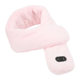 Heating Scarf Intelligent Temperature Adjustment USB Massage Function Electric Scarf for Man Woman Daily Use Pink