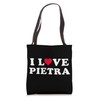 I Love Pietra Matching Girlfriend & Boyfriend Pietra Name Tote