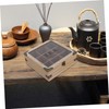 FELTECHELECTR Multi Functional Wooden Tea Bag Organizer Box Elegant Storage