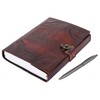 OVERDOSE Colosseum Brown Leather Journal - Handmade Journal for Students,