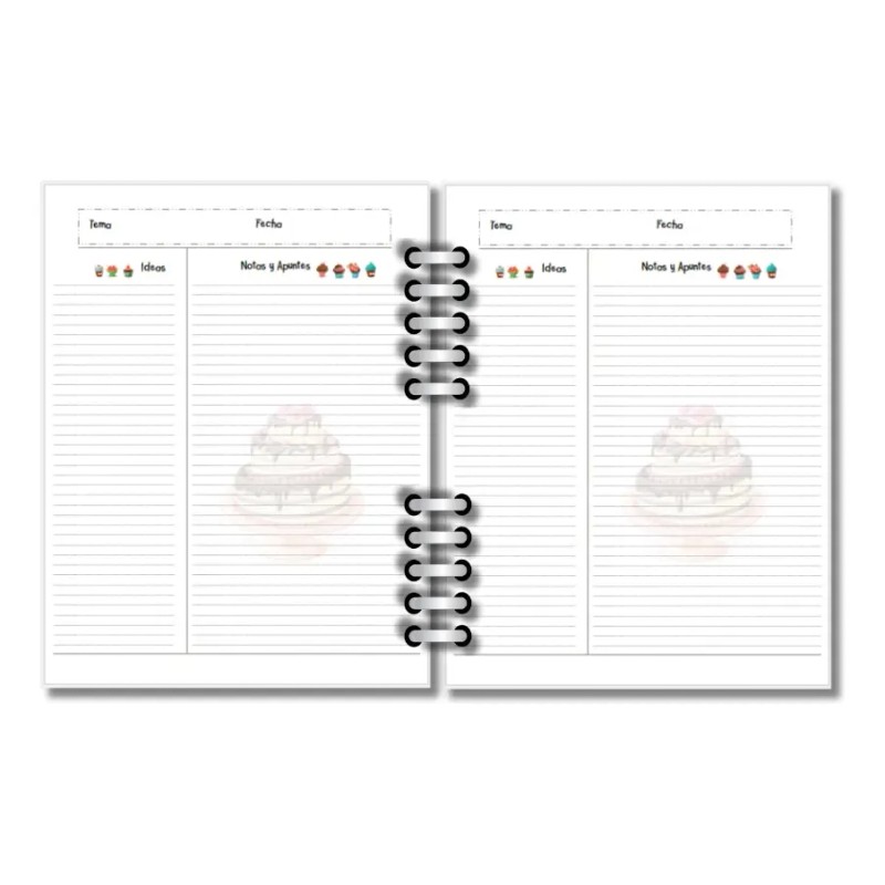 Planner Soy Pastelera, Donde Nacen Mis Mejores Postres