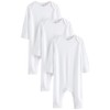 NEXT Skin-friendly Baby Pyjamas Pack of 3, White, 6 -