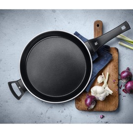 WMF Braising Pan Coated Ø 28 cm CeraDur Plus Plastic Handle with Flame Protection Aluminium CeraDur Suitable for Induction Hobs Wash by Hand