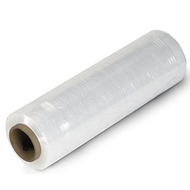 Aviditi 15" x 1500' Cast Hand Stretch Film, Clear, 90 Gauge, Stretch Wrap for Moving and Shipping, 4 Rolls