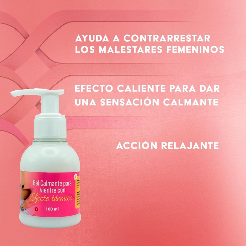 Gel calmante para vientre con efecto térmico Cocteau Lab 100