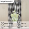 Park Designs Black Cream Buffalo Check Lined Curtains 84 Inch