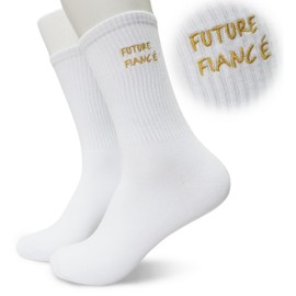 KGHYT Fiance Socks,Husband To Be Gift,Future Husband Gifts,Gifts For Boyfriend,Fiance Present Socks,Gift For Fiance,Engagement Gift,Valentines Day Gifts For Him,Wedding Gifts.(025)