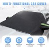 Dickno Car Windshield Snow Cover, 5 Layers Magnetic Auto Windshield