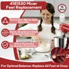 15-Pack 4161530 & 9709707 Mixer Feet Replacement Compatible with KitchenAid