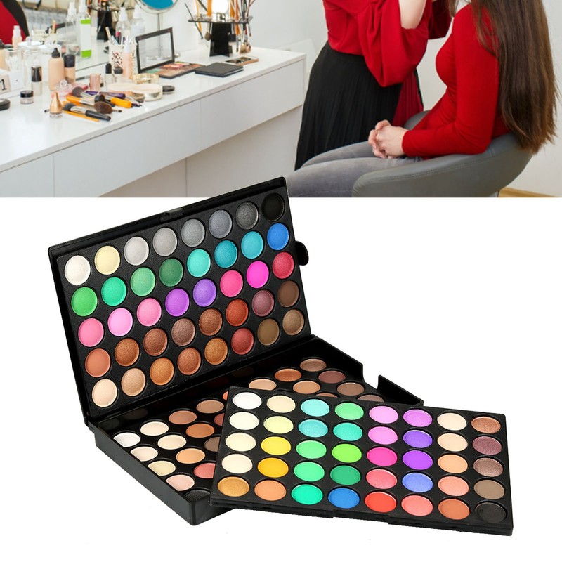120 Colors Eyeshadow Palette Long Lasting Glitter Matte Eye Shadow