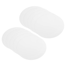 PATIKIL 9.8-inch Round Cardboard Paper, 50 Pcs Blank Disc Circles Slices for Party Decorations DIY Craft Arts Drawing Painting Writing, White