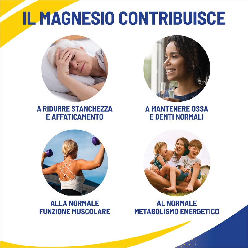 equilibra Integratori Alimentari, Magnesio con Vitamine del Gruppo B, Integratore