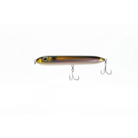 JUST SAYIN 9" Floating Stickbait (Bunker/Brown) Saltwater Striped Bass Heavy Duty Fishing Lure Internal Rattles