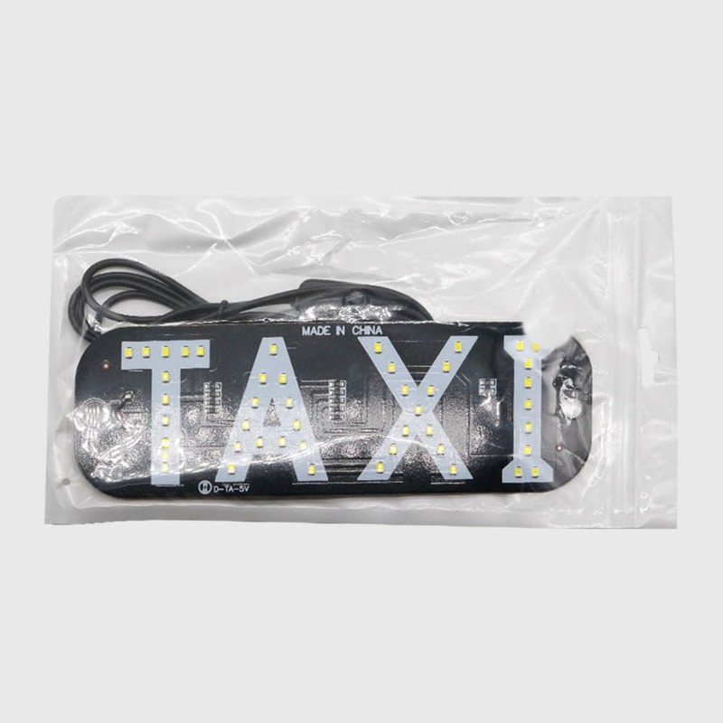 YSY Juren 1pcs Taxi Sign Light USB On/Off Button, Bright
