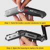 XW Retractable Carpet Knife with Twist-lock Design, Heavy Duty Zinc