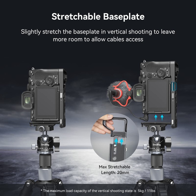 SMALLRIG Foldable L-Bracket for Sony A7R V / A7 IV