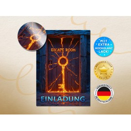 12 Invitation Cards Children's Birthday Escape Room Girls Boys Boys Cool Colourful Invitations Birthday Children Boys Birthday Girl Birthday Detective Children's Party Birthday Invitations