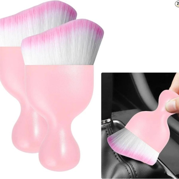 NoBrand 2PCS Car Interior Dust Brush, Scratch Free Car Detailing