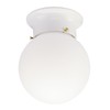 Westinghouse 6660700 Interior Ceiling Fixture 60 Watts, White Finish with