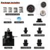 Adjustable Fuel Pressure Regulator Kit 3-110PSI AN10 Feed AN6 Return