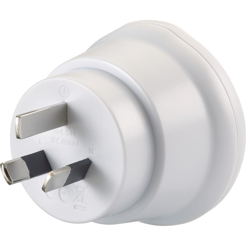 Go Travel EU - AUS Travel Adapter, White