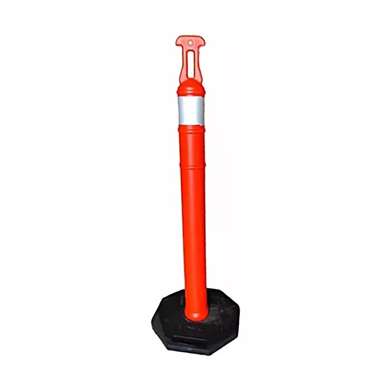 ARCA SAFETY 3 Piezas Poste Delimitador Vial Naranja 1.20 Mts