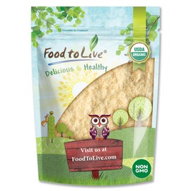 Food to Live Organic Pea Protein Powder, 8 Ounces – Made from Non-GMO Yellow Peas, 80% Protein, Keto, Vegan, Kosher, Raw, Unflavored, Unsweetened, Non-Irradiated. Bulk. Great for Baking and Smoothies