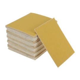 HOPESPANNER Universal 4.49Inch x 5.51Inch 180 Grit Sanding Discs Hook & Loop Sanding Sheets Brown Corundum 100 Pcs