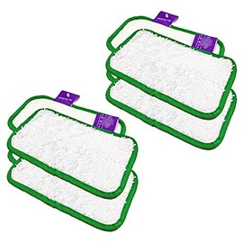 Hildbrandt Clean Co. 8 Steam Pocket Mop Pads Compatible Replacement Pad for Shark Sonic Duo XTCRU500 KD450W KD400W KD450W SP1000, ZZ500, ZZ510