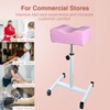 LOVEVLOGY LOVEVLOGY Pedicure Stool, Height Adjustable, H-Shaped Arch Cushion, Pink,