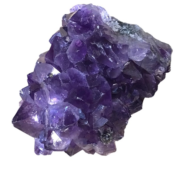 Steinfixx Amethyst Druse, Amethyst Crystal, Raw Piece, Small Natural Piece, Charging Stone (50-100 g)